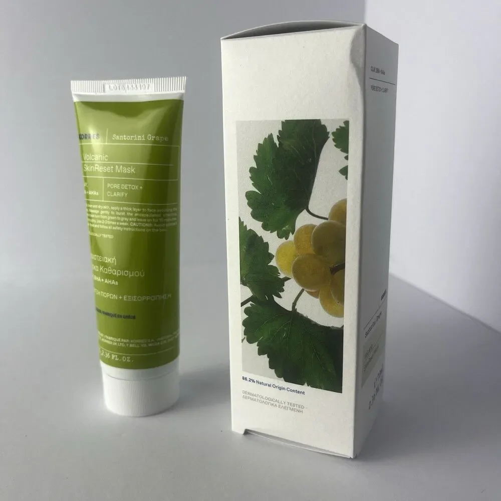 Korres Santorini Grape Volcanic SkinReset Mask - Full Size 2.36oz/70ml‎